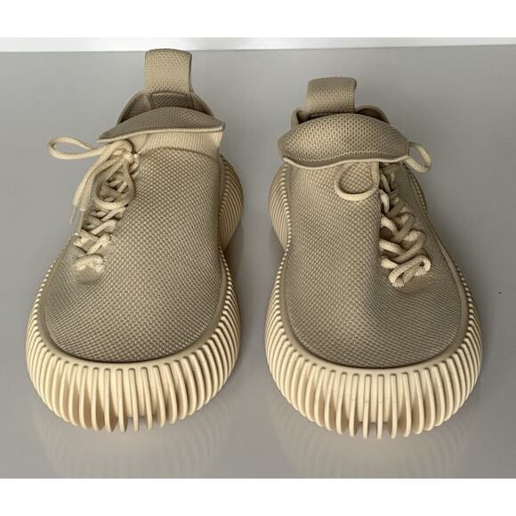 NIB $920 Bottega Veneta Men\'s Tech Knit Cane Sugar Sneakers 12 US (45 Eu) 690112 main image 14